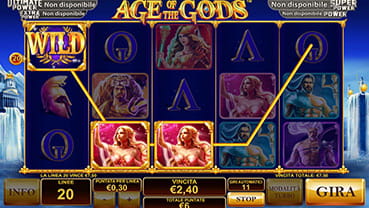 Slot Age of the Gods su Eurobet