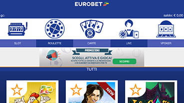 App mobile Eurobet