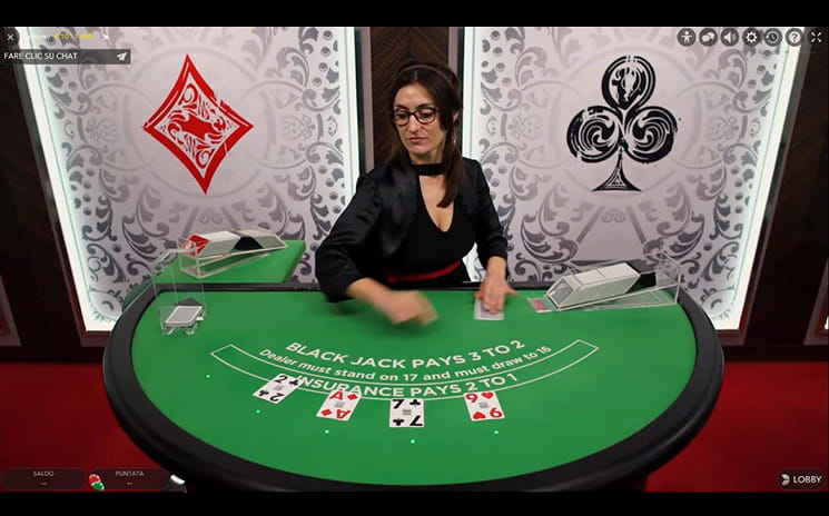 Blackjack Live di Eurobet