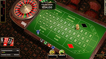 French Roulette su 888casino