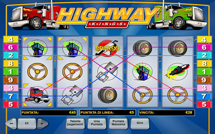 Highway Kings Slot di Eurobet casinò