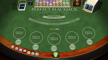 Perfect Blackjack su William Hill
